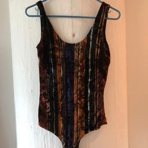 Velvet bodysuit